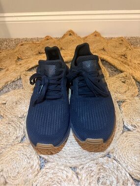 adidas black Athletic Sneakers with Gum Outsole